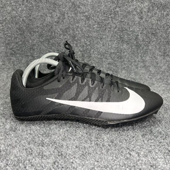 Nike Zoom Rival S 9 Track Shoes Men 8 Black Sprint Sprinting Speed Running Spike - Picture 1 of 11
